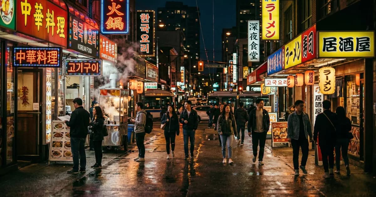 Featured image for La Mejor Comida Nocturna en Vancouver Después de las 10 PM