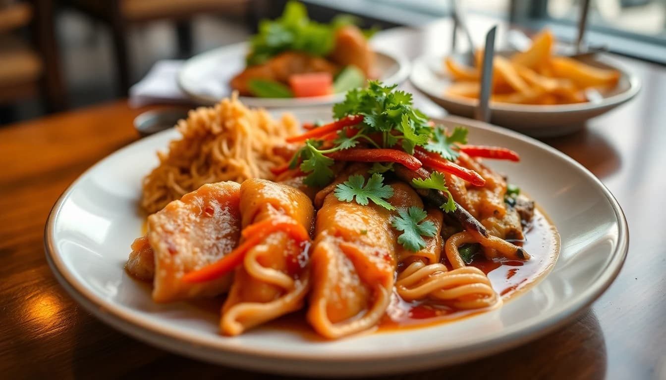 Dine Out Vancouver prix fixe menu with three elegant courses at a participating restaurant